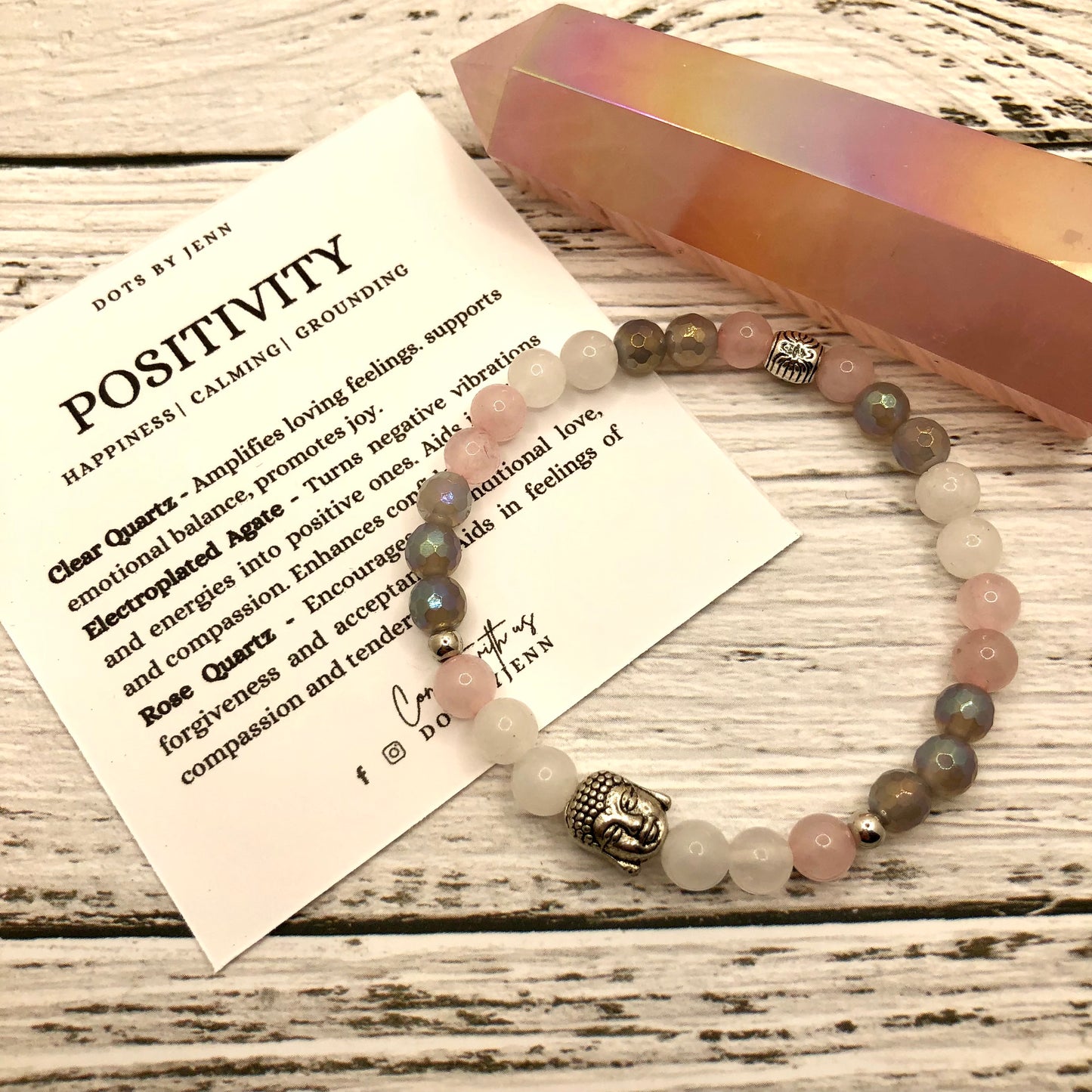 Intention Gemstone Bracelet - Positivity