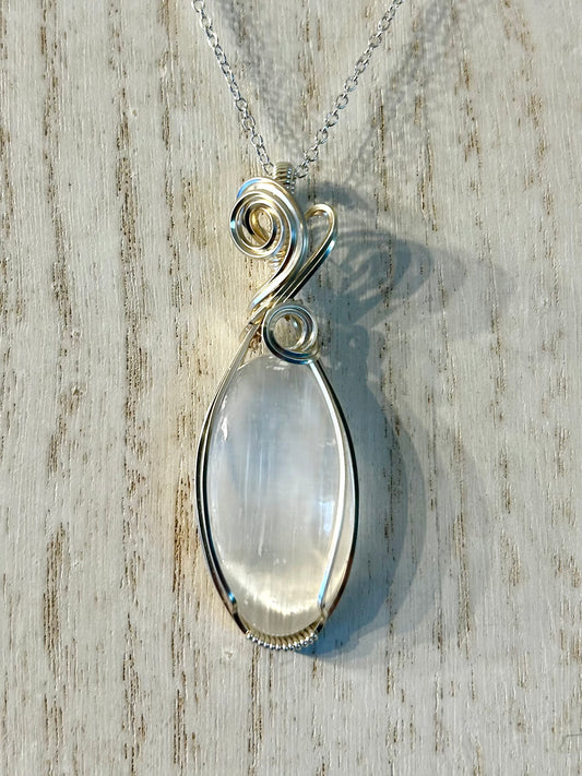 Selenite Pendant