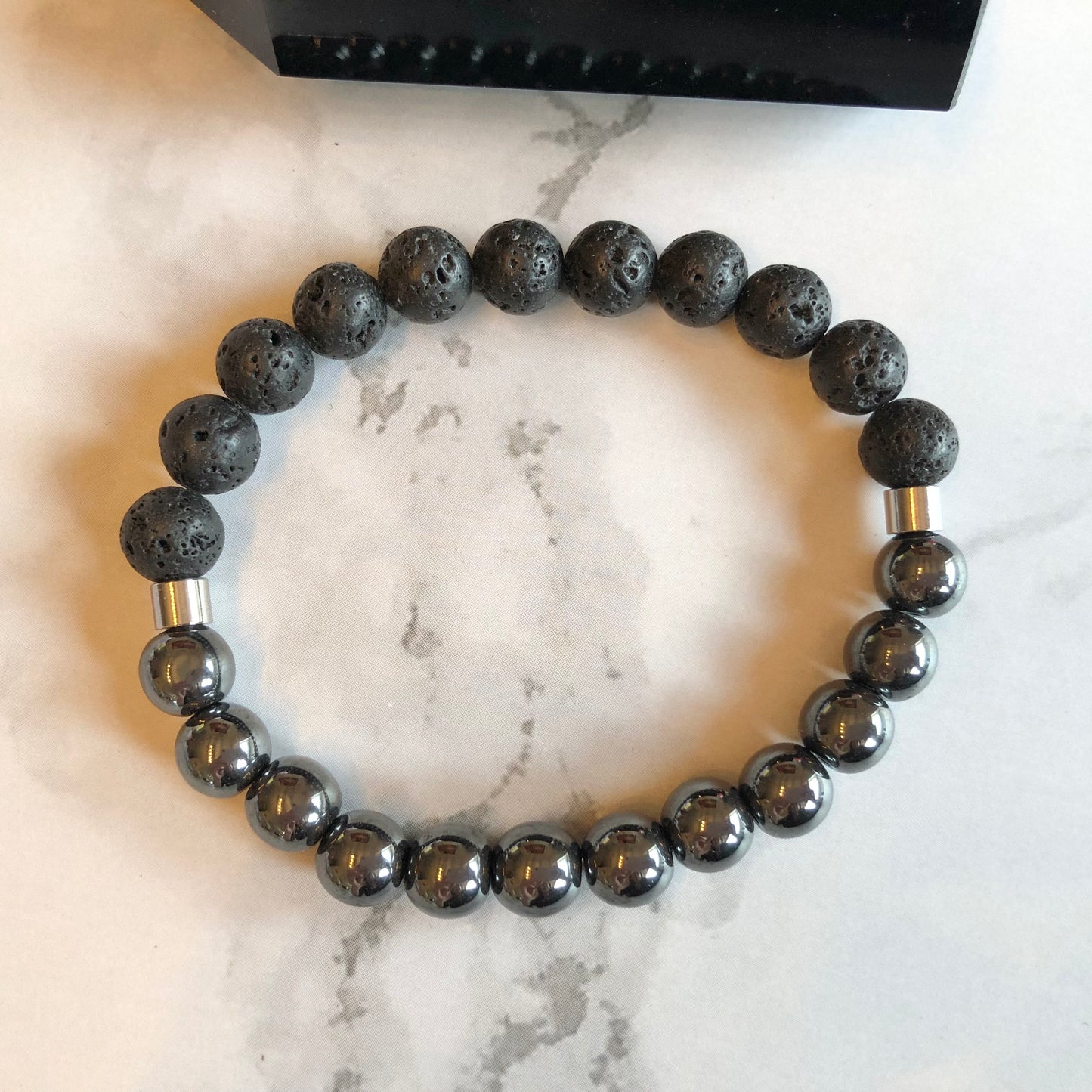 Hematite and Lava Stone