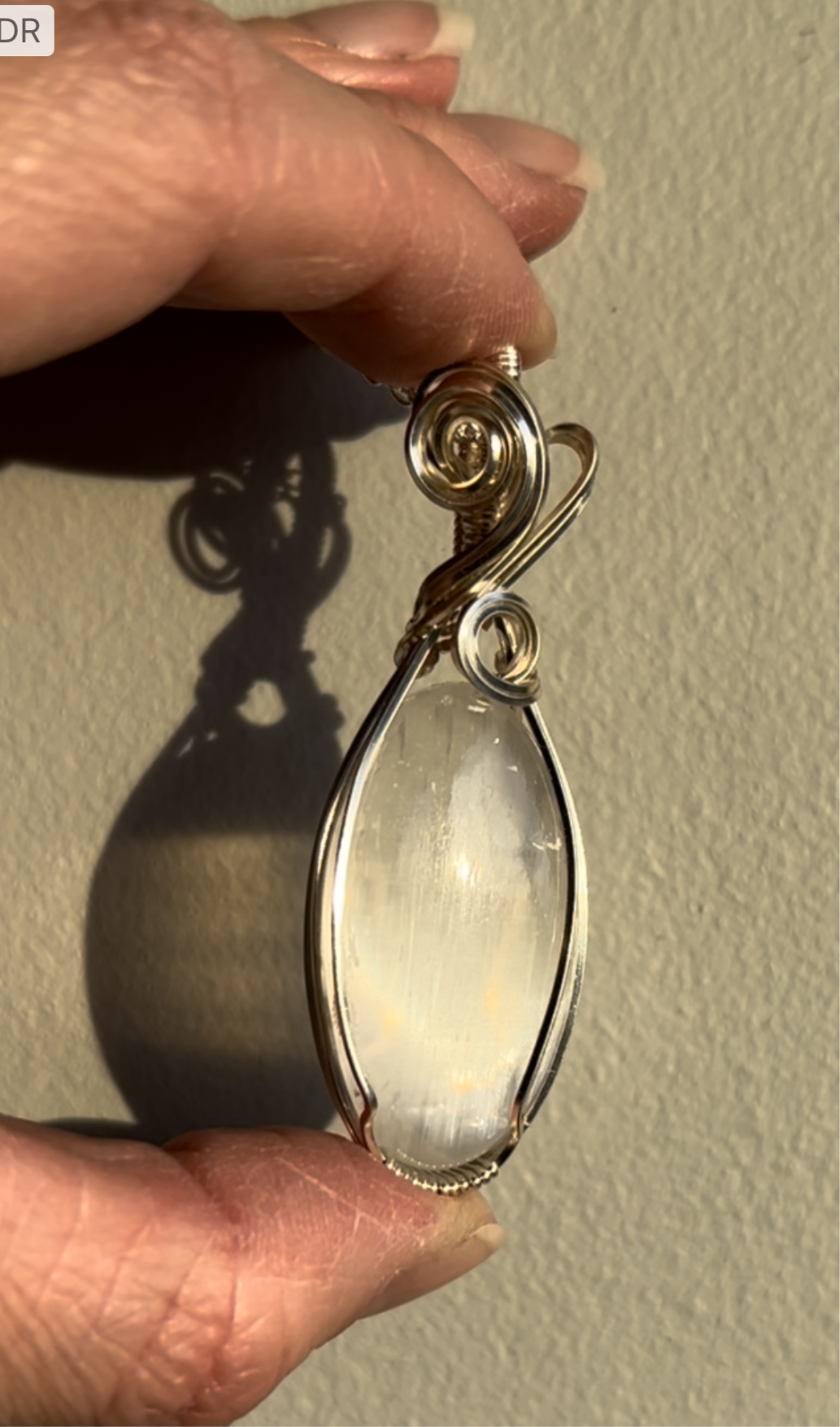 Selenite Pendant