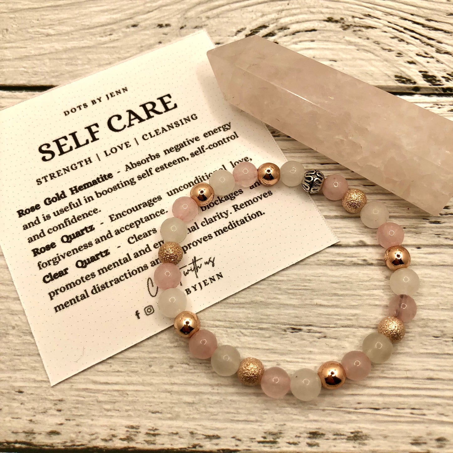 Intention Gemstone Bracelet -    Self Care