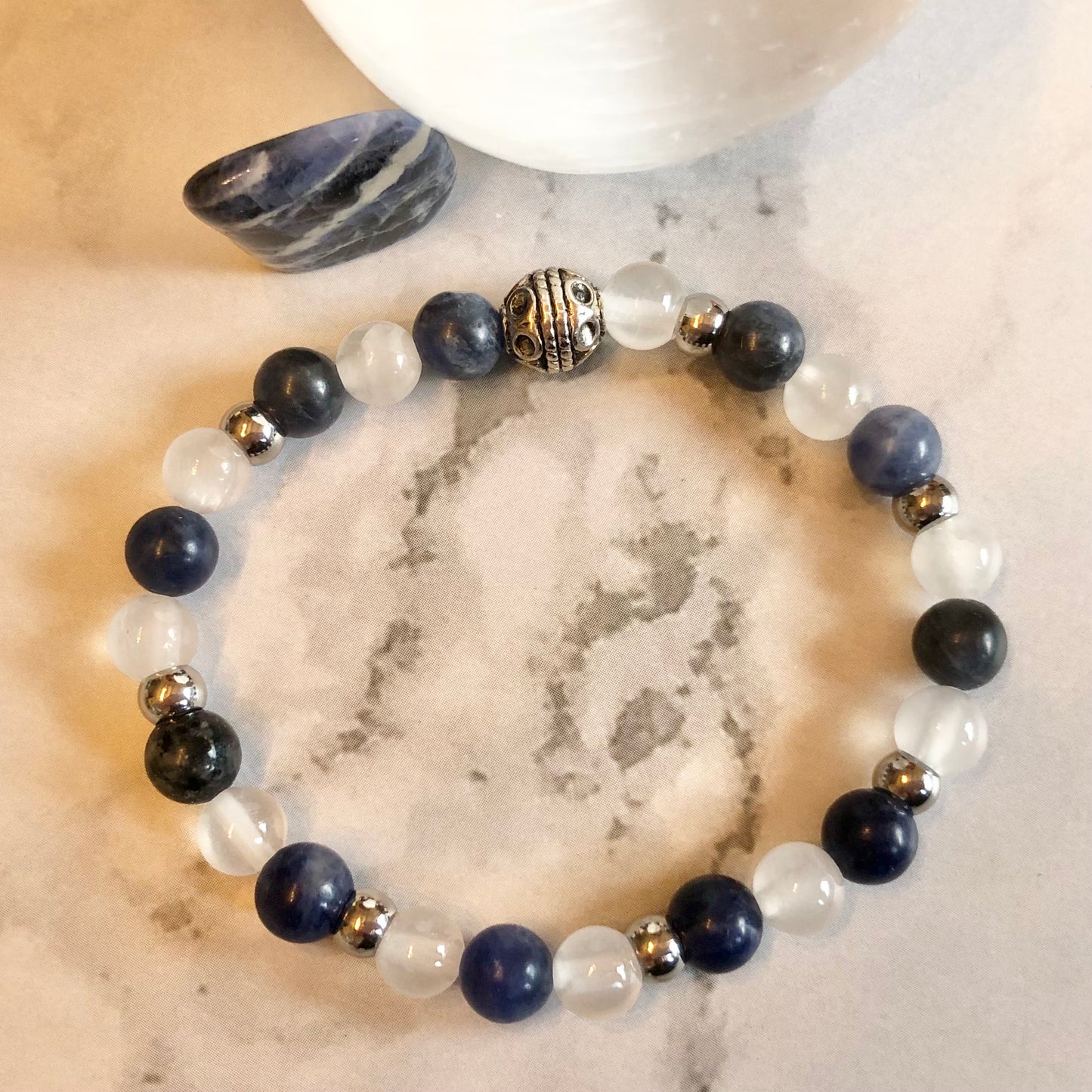 Sodalite and Selenite