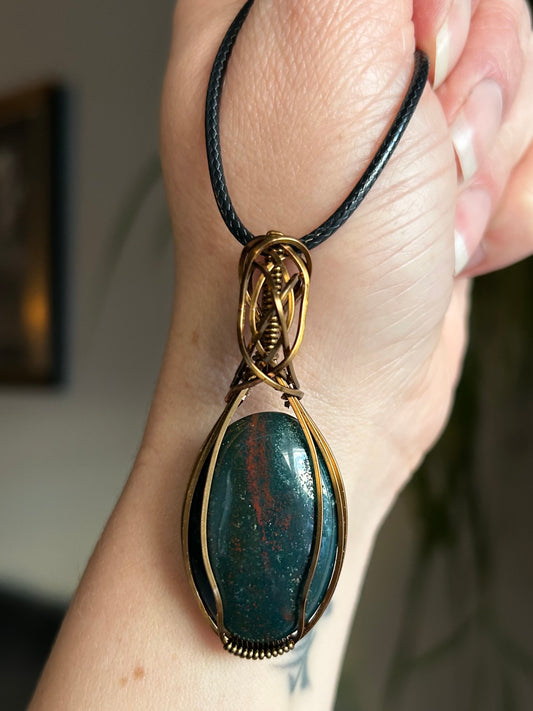 Bloodstone Pendant