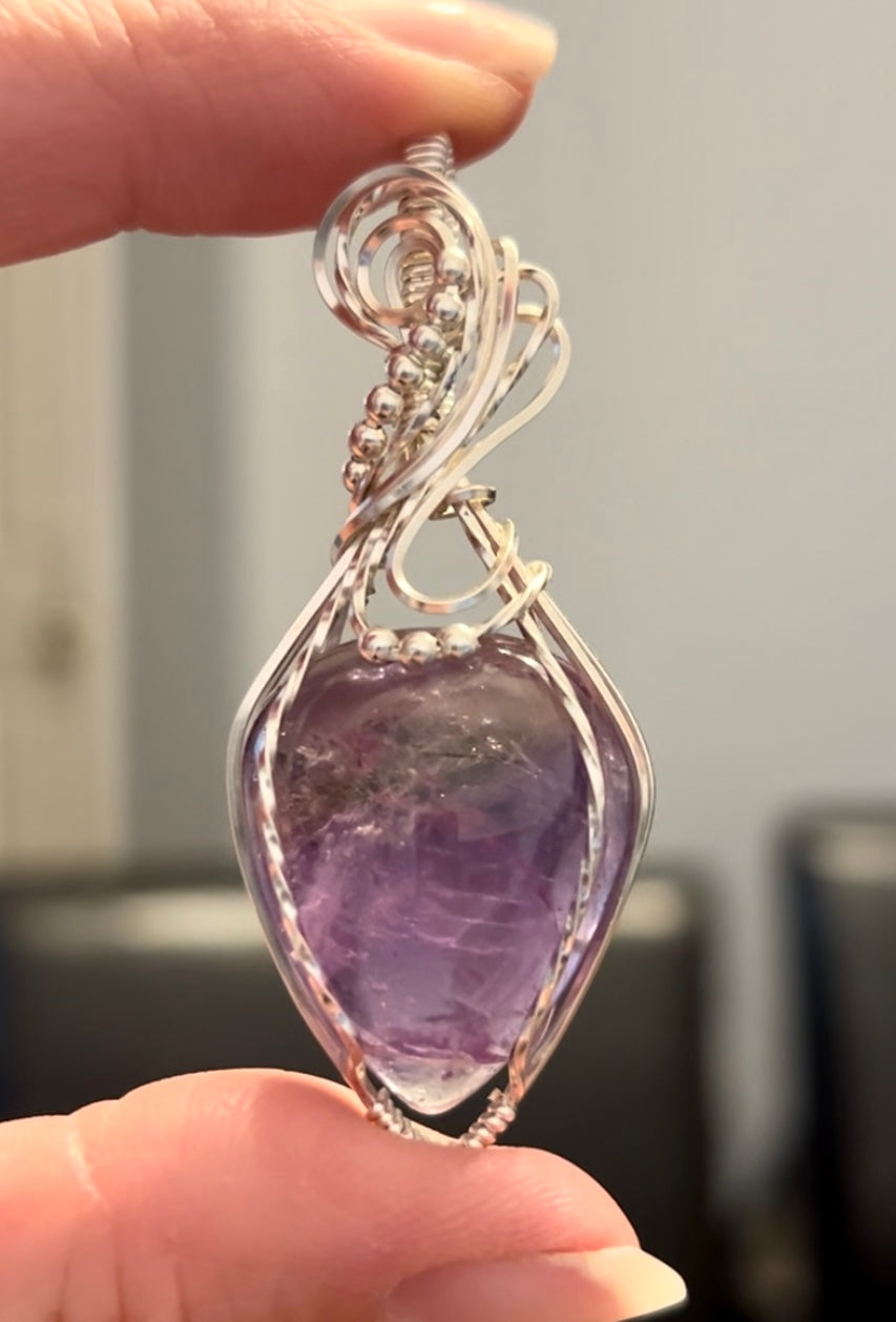 Ametrine Wire Wrapped Pendant