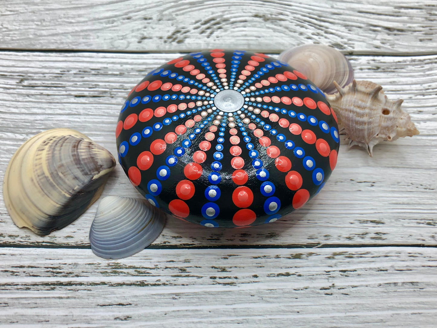 Sea Urchin Mandala Stone