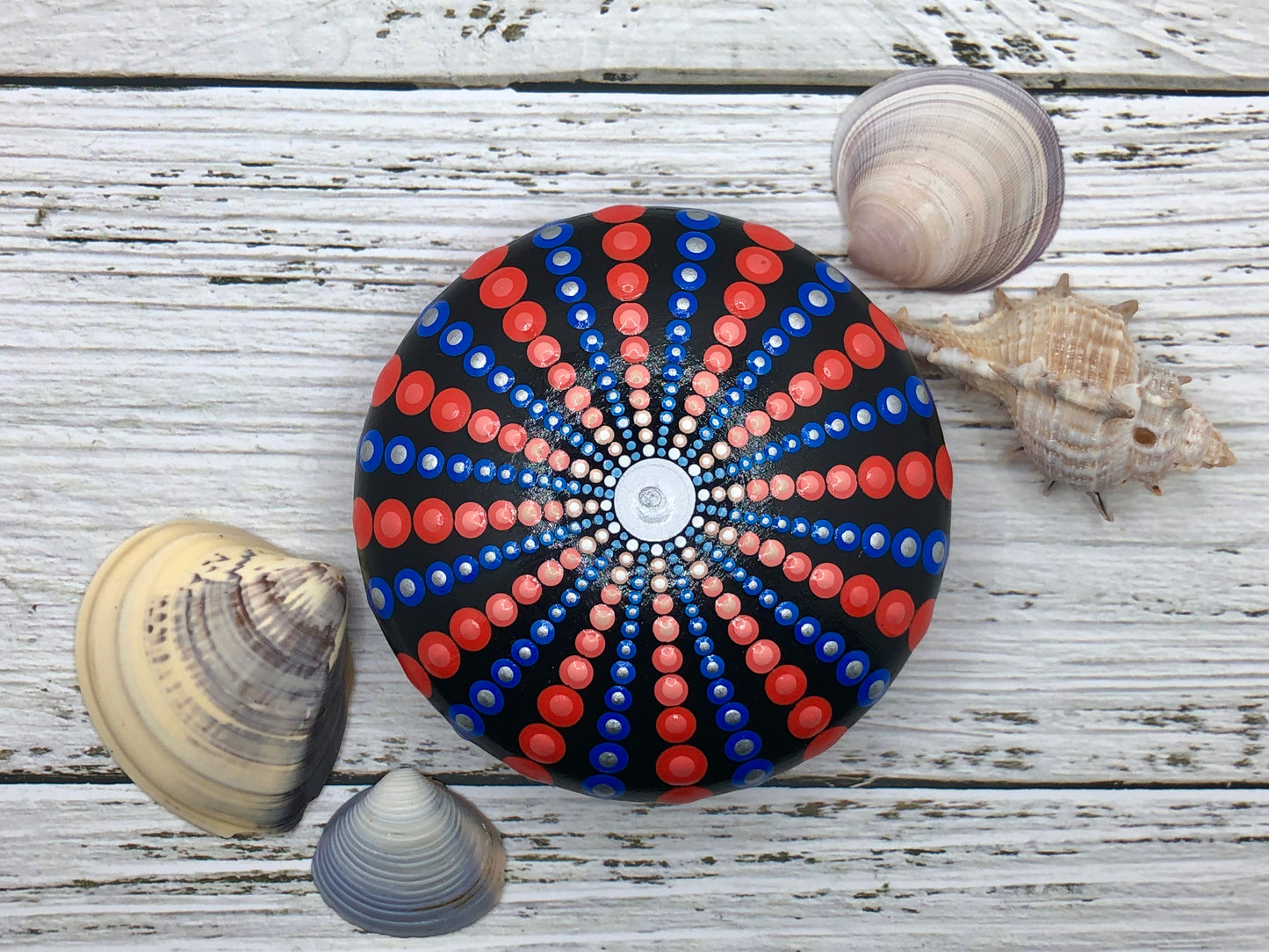 Sea Urchin Mandala Stone