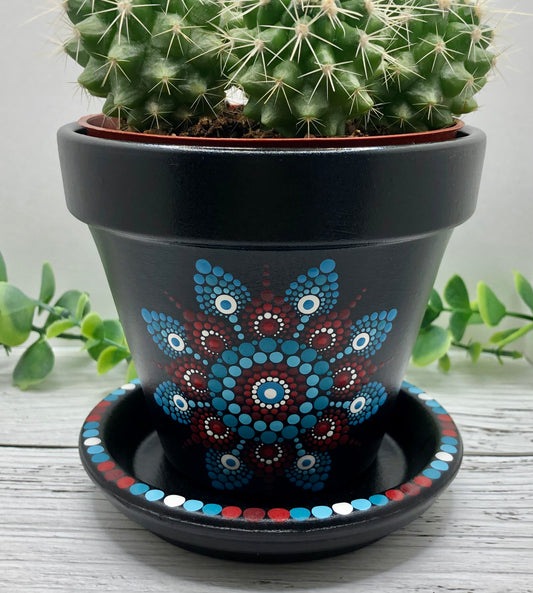 4” Plant Pot with Saucer