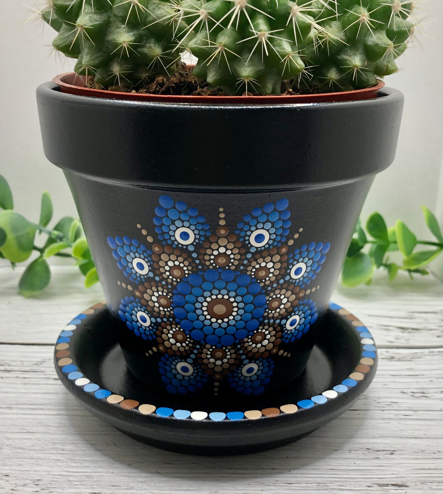 4” Plant Pot with Saucer