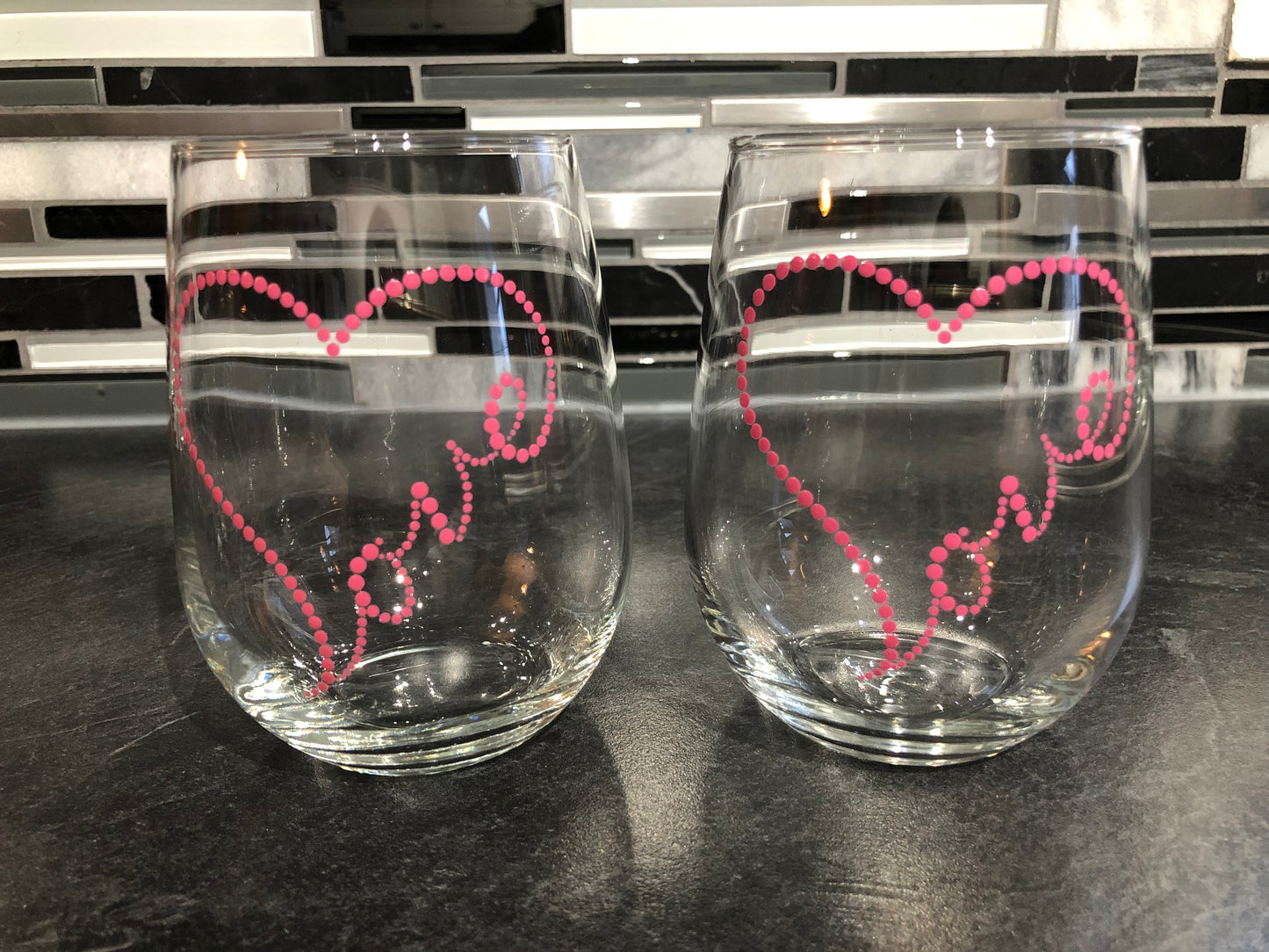 Love Wine Glass Set