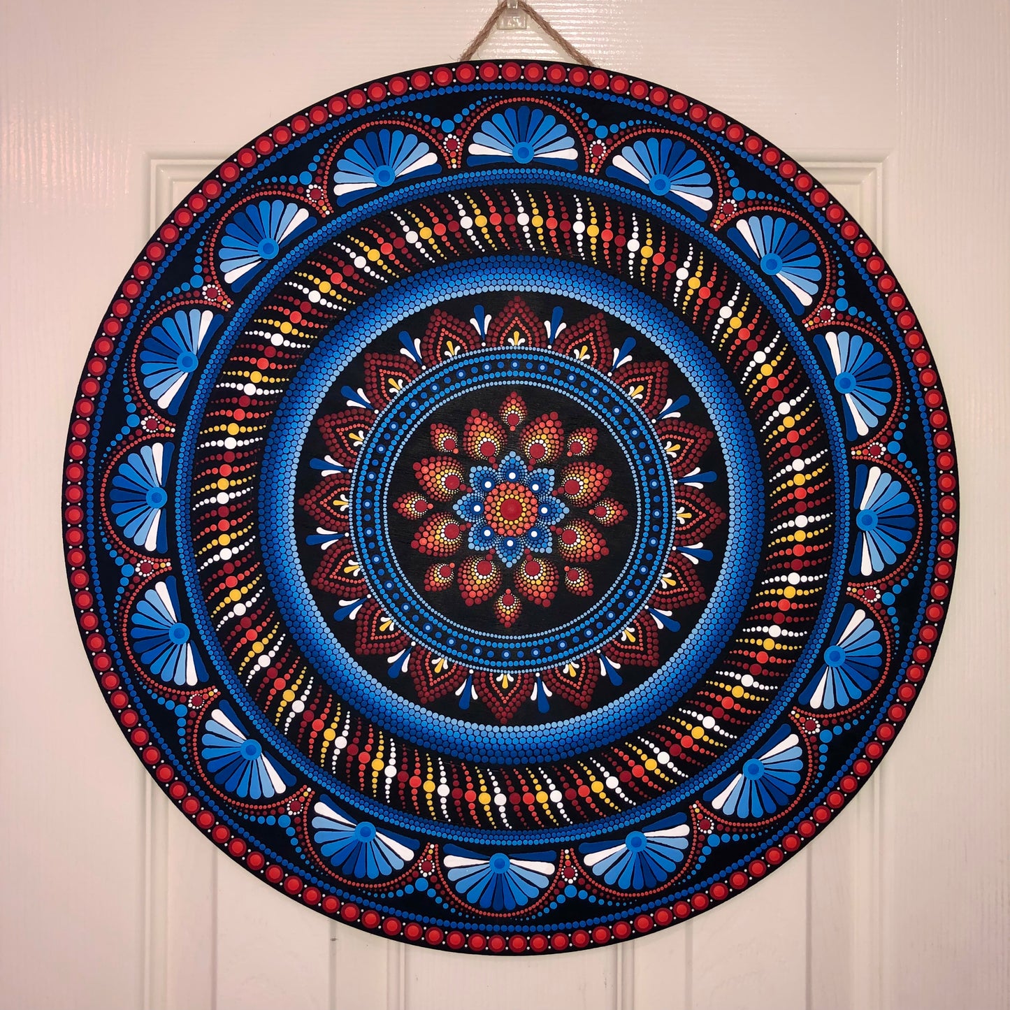 Blue & Orange Mandala