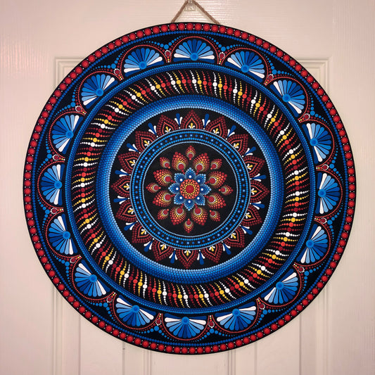 Blue & Orange Mandala